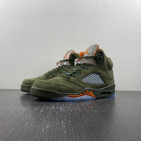Sneakers, Army Green Colorway, Lace Up Design, Casual Gift for Sneaker Fans