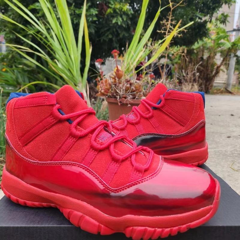 Sneakers, Red Colorway, Lace Up Design, Casual Gift for Sneaker Fans
