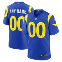 Los Angeles Rams Royal Custom Game Jersey