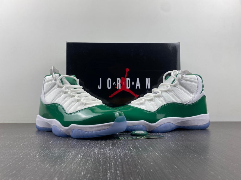 Low Top Sneakers, Green White Colorway, Lace Up Design, Casual Gift for Sneaker Fans
