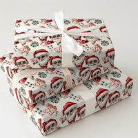 Sunglasses Santa Christmas Gift Wrap, Cool Santa Poker Wrapping Paper, Humorous Casino Wrapping Paper, Gambler Holiday Card Player Gift Wrap
