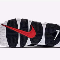 Sneakers, Red Black White Colorway, Lace Up Design, Casual Gift for Sneaker Fans