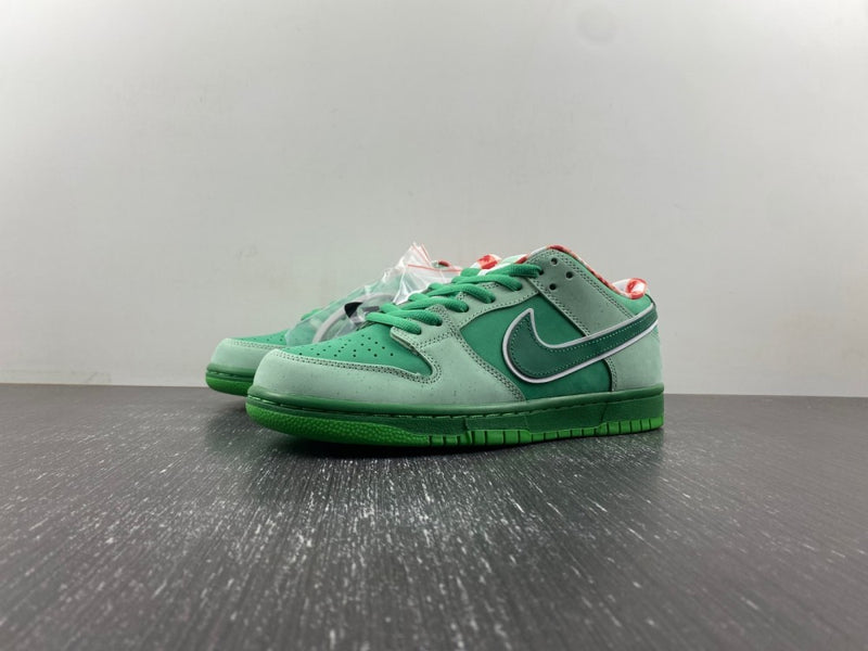 Low Top Sneakers, Green Colorway, Lace Up Design, Casual Gift for Sneaker Fans