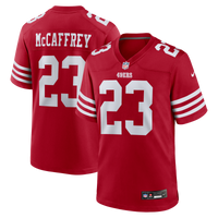 San Francisco 49ers Christian McCaffrey Scarlet Game Player Jersey