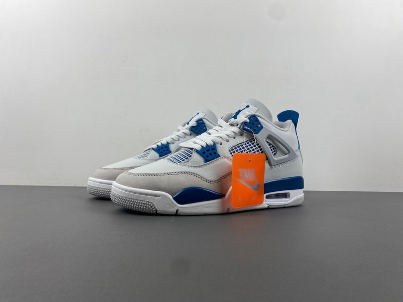 Low Top Sneakers, Blue White Gray Colorway, Lace Up Design, Casual Gift for Sneaker Fans
