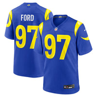 Los Angeles Rams Poona Ford Royal Game Jersey