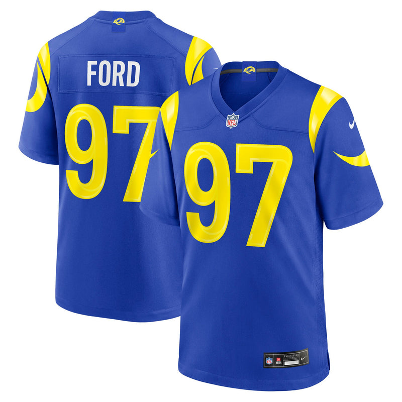 Los Angeles Rams Poona Ford Royal Game Jersey