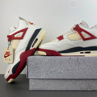 Low Top Sneakers, Beige Red Colorway, Lace Up Design, Casual Gift for Sneaker Fans