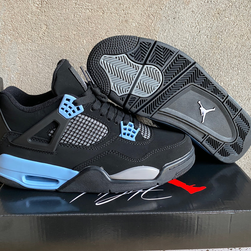 Mid Top Sneakers, Blue Black Gray Colorway, Lace Up Design, Casual Gift for Sneaker Fans