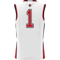 #1 Louisiana Ragin' Cajuns Lightweight Basketball Jersey - White