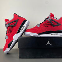 Mid Top Sneakers, Red Black Colorway, Lace Up Design, Casual Gift for Sneaker Fans