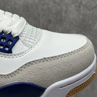 Mid Top Sneakers, Blue Colorway, Lace Up Design, Casual Gift for Sneaker Fans