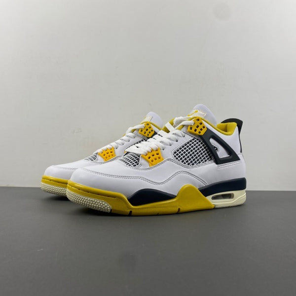 Low Top Sneakers, White Black Yellow Colorway, Lace Up Design, Casual Gift for Sneaker Fans