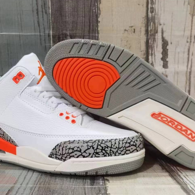 Low Top Sneakers, White Red Orange Colorway, Lace Up Design, Casual Gift for Sneaker Fans