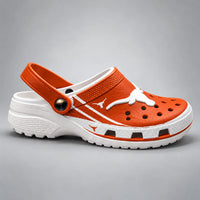 TEX Burnt Orange - Longhorn Emblem Clog in Clean Contrast