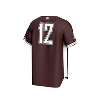 Texas A&M Aggies Lightweight Baseball Jersey - Maroon