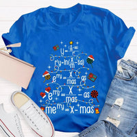 Math Equation Holiday Tee, Math Teacher Christmas Tree T-Shirt, Humorous Math Teacher Xmas Shirt, STEM Graphic Tee, Educator Holiday Present Shirt