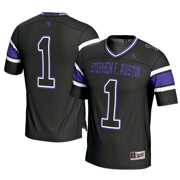 #1 Stephen F Austin Lumberjacks Football Jersey - Black