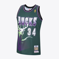 Milwaukee Bucks Ray Allen 1996 Hardwood Classics Alternate Swingman Jersey - Dark Green