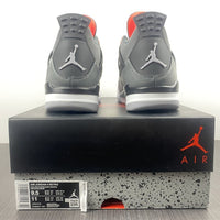 Sneakers, Carbon Gray Red Colorway, Lace Up Design, Casual Gift for Sneaker Fans