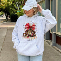 Greatest Present of All Christmas Sweatshirt, Nativity Scene Hoodie, Christian Religious Holiday Pullover, Jesus Birth Hooded Sweater Present
