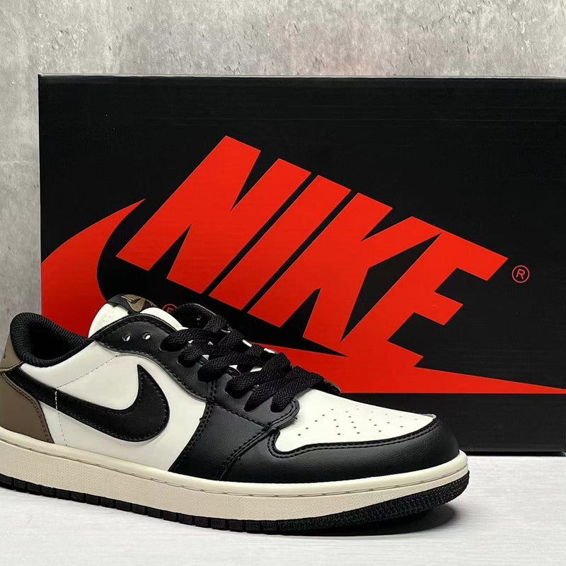 Low Top Sneakers, Black Colorway, Lace Up Design, Casual Gift for Sneaker Fans