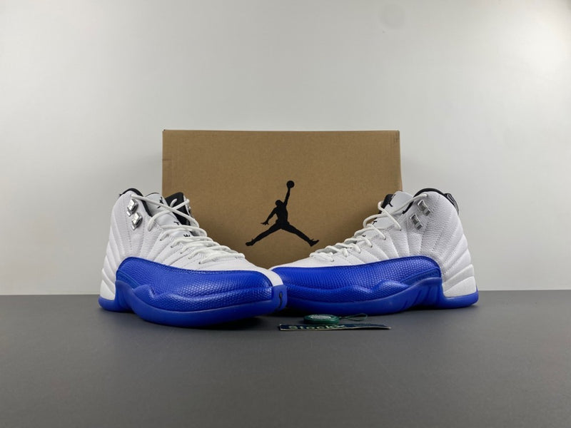 Low Top Sneakers, Blue White Colorway, Lace Up Design, Casual Gift for Sneaker Fans