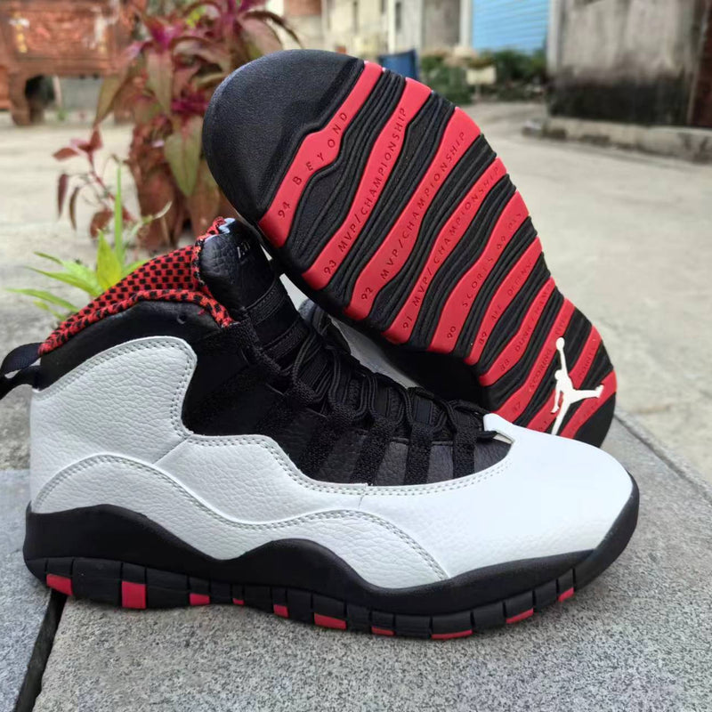 High Top Sneakers, White Black Red Colorway, Lace Up Design, Casual Gift for Sneaker Fans