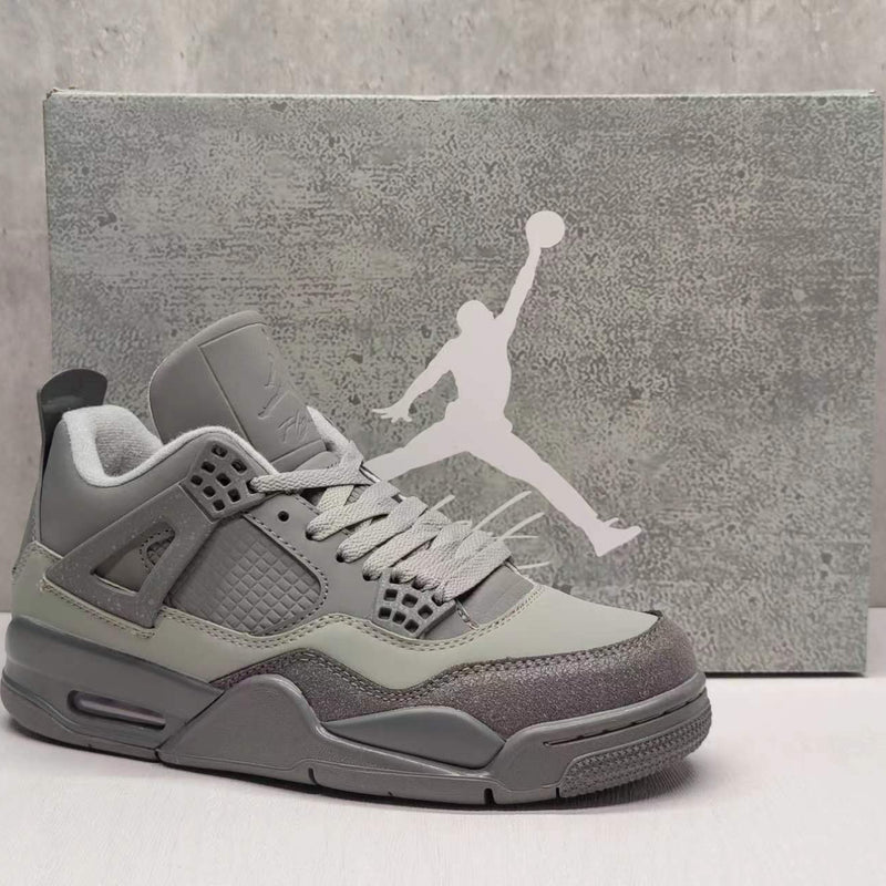 Mid Top Sneakers, Gray Colorway, Lace Up Design, Casual Gift for Sneaker Fans