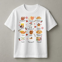 Feliz Navidad Tamales and Traditions Graphic Tee, Mexican Christmas T-Shirt, Festive Latino Holiday Shirt, Hispanic Christmas Apparel