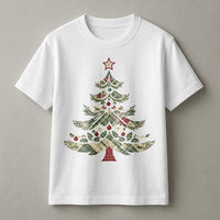 Vintage Buffalo Plaid Holiday Shirt, Rustic Plaid Christmas Tree T-Shirt, Comfy Festive Tree Graphic Tee, Adorable Winter Holiday Present