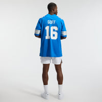 Detroit Lions Jared Goff Blue Game Jersey