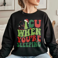 Medical Holiday Nurse Sweater, ICU Christmas Nurse Sweatshirt, Humorous ICU Staff Crewneck, Adorable Nurse Holiday Sweatshirt, Hospital Xmas Present