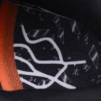 Sneakers, Orange White Colorway, Lace Up Design, Casual Gift for Sneaker Fans