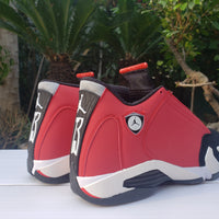 Sneakers, White Black Red Colorway, Lace Up Design, Casual Gift for Sneaker Fans