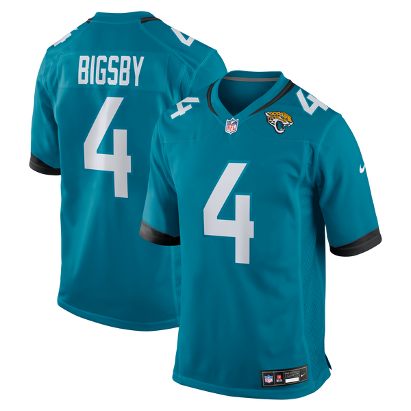 Jacksonville Jaguars Tank Bigsby Teal Game Jersey