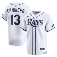 Tampa Bay Rays Junior Caminero White Home Limited Jersey