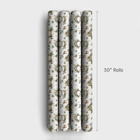 Christian Joy Manger Wrapping Paper, Nativity Christmas Wrapping Paper, Religious Holiday Gift Wrap, Church Donkey Wrapping Paper, Xmas Roll