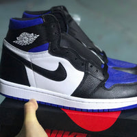 Sneakers, Black Blue White Colorway, Lace Up Design, Casual Gift for Sneaker Fans