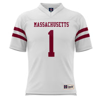#1 UMass Minutemen Football Jersey - White