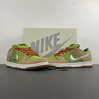 Low Top Sneakers, Green Colorway, Lace Up Design, Casual Gift for Sneaker Fans