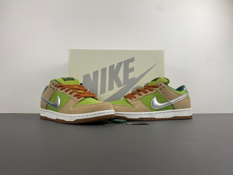 Low Top Sneakers, Green Colorway, Lace Up Design, Casual Gift for Sneaker Fans