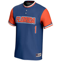 #1 Florida Gators Lightweight Softball Jersey - Royal