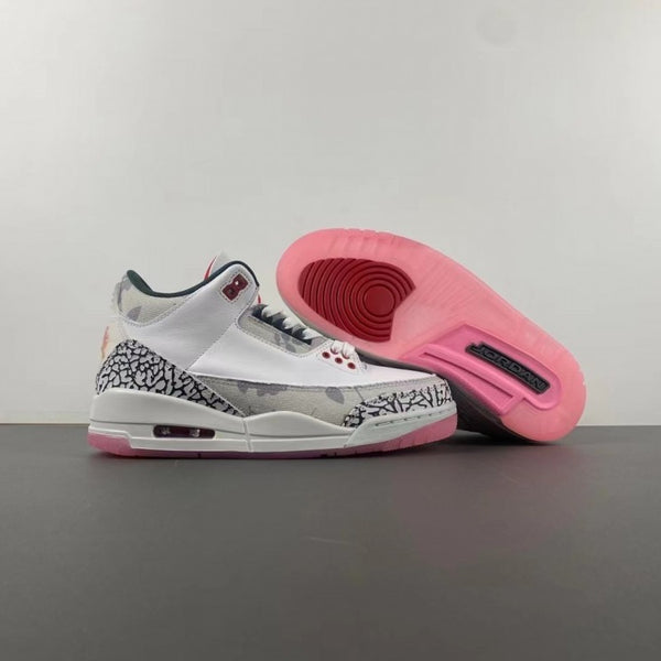 Low Top Sneakers, White Pink Gray Colorway, Lace Up Design, Casual Gift for Sneaker Fans