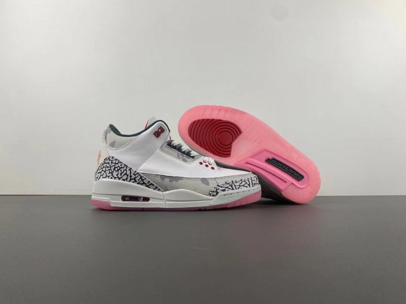 Low Top Sneakers, White Pink Gray Colorway, Lace Up Design, Casual Gift for Sneaker Fans