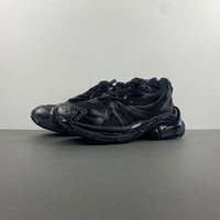 Low Top Sneakers, Black Colorway, Lace Up Design, Casual Gift for Sneaker Fans