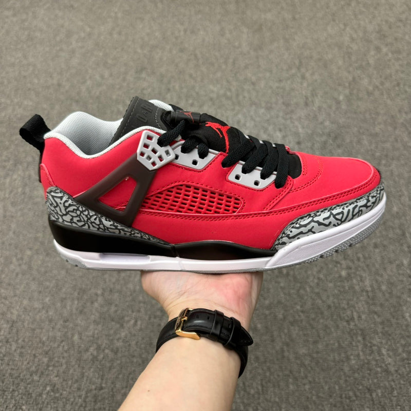 Low Top Basketball Shoes, Red Colorway, Lace Up Design, Casual Gift for Shoe Lovers