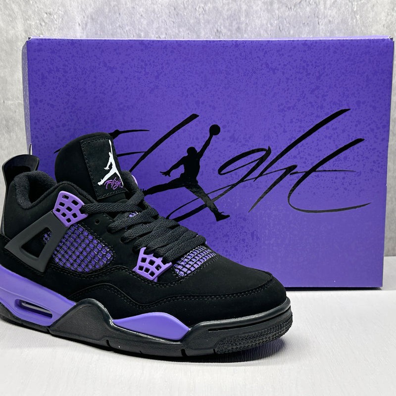 Mid Top Sneakers, Purple Colorway, Lace Up Design, Casual Gift for Sneaker Fans