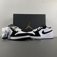 Low Top Sneakers, White Black Colorway, Lace Up Design, Casual Gift for Sneaker Fans