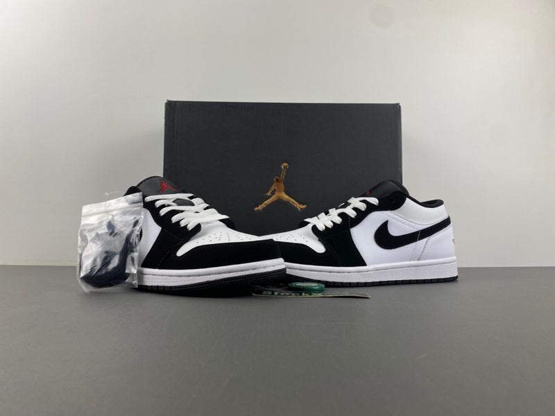 Low Top Sneakers, White Black Colorway, Lace Up Design, Casual Gift for Sneaker Fans